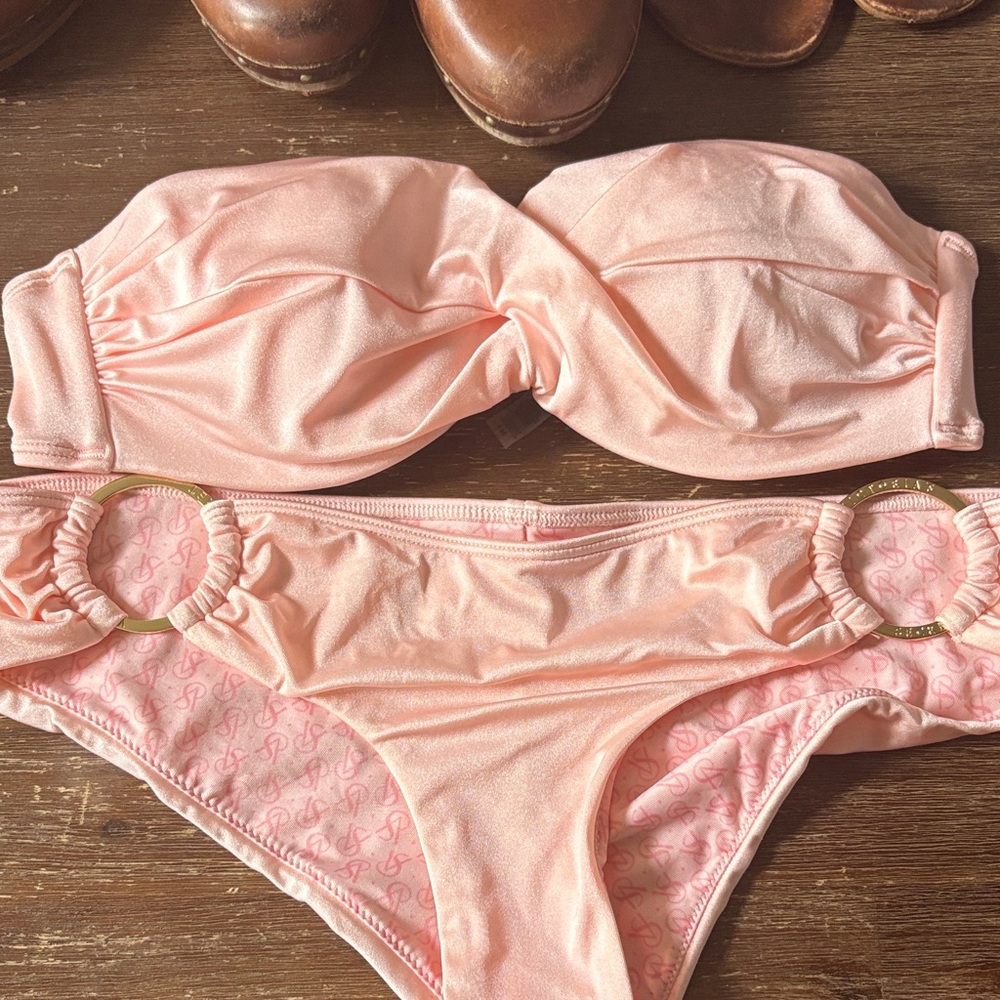 Victoria's Secret Light Pink Bandeau Bikini